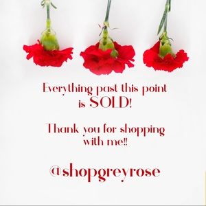 Thank you for shopping with me! @shopgreyrose✨🌹